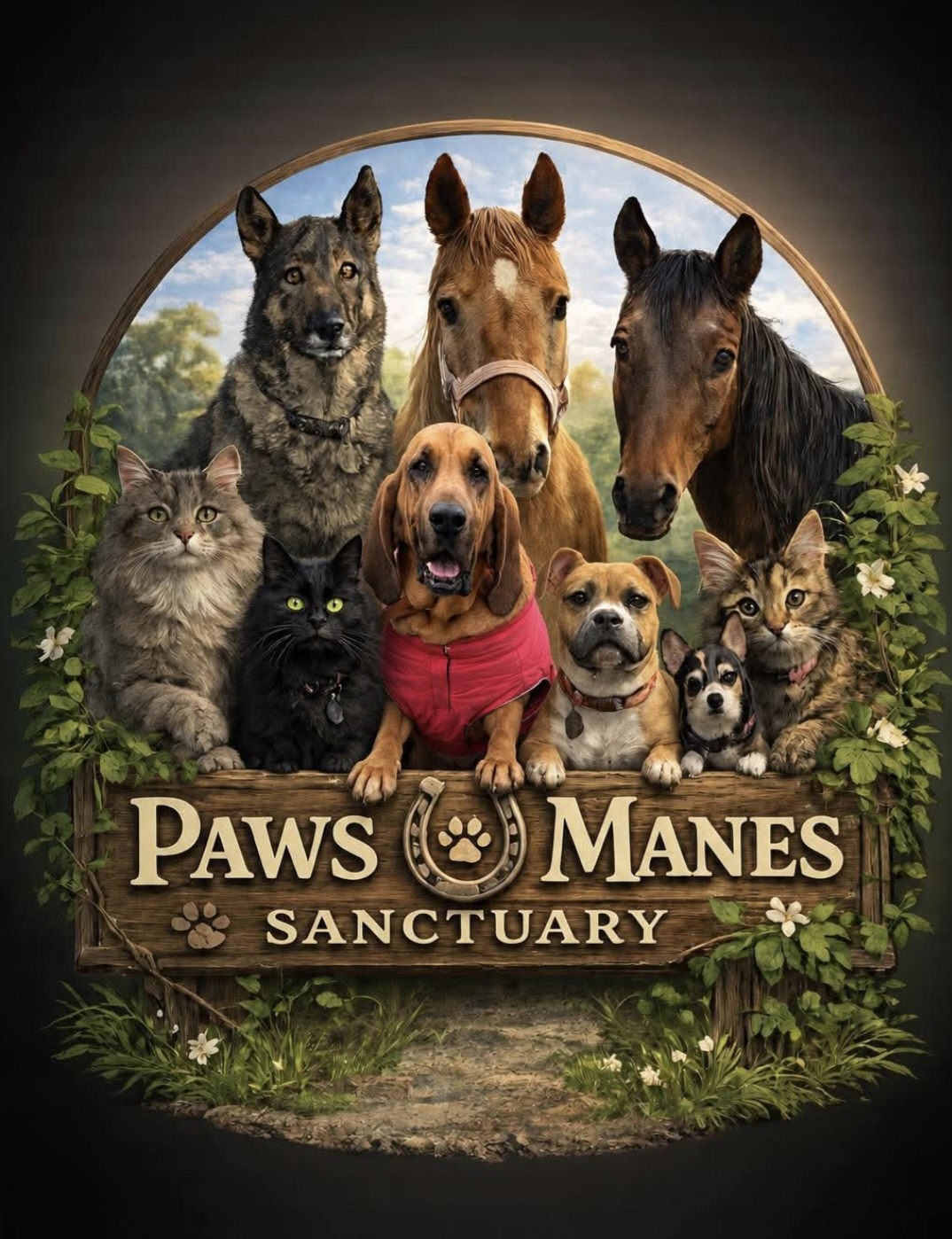 Paws & Manes Sanctuary Animal Rescue Porterville, CA